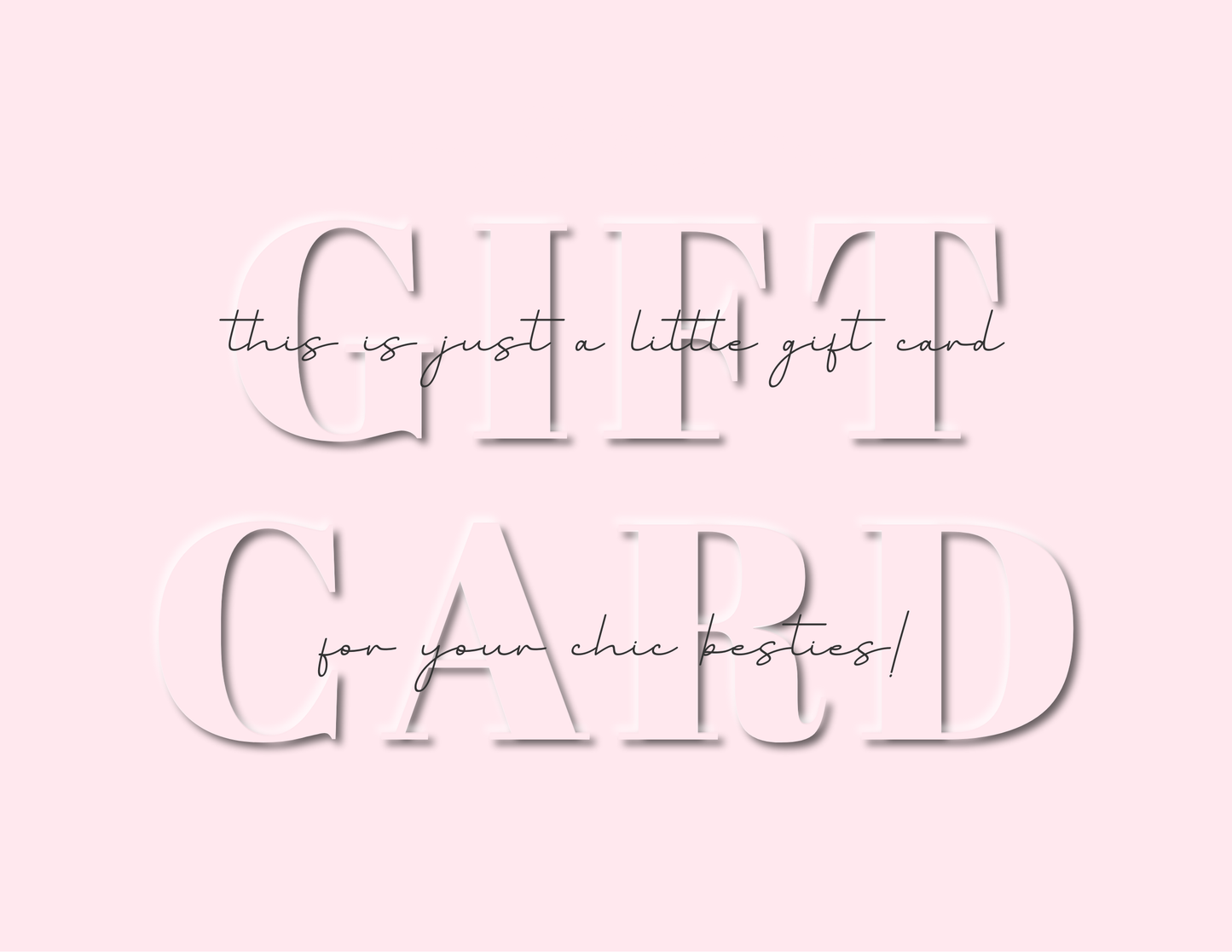 Desert Chic Gift Card