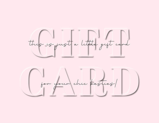 Desert Chic Gift Card