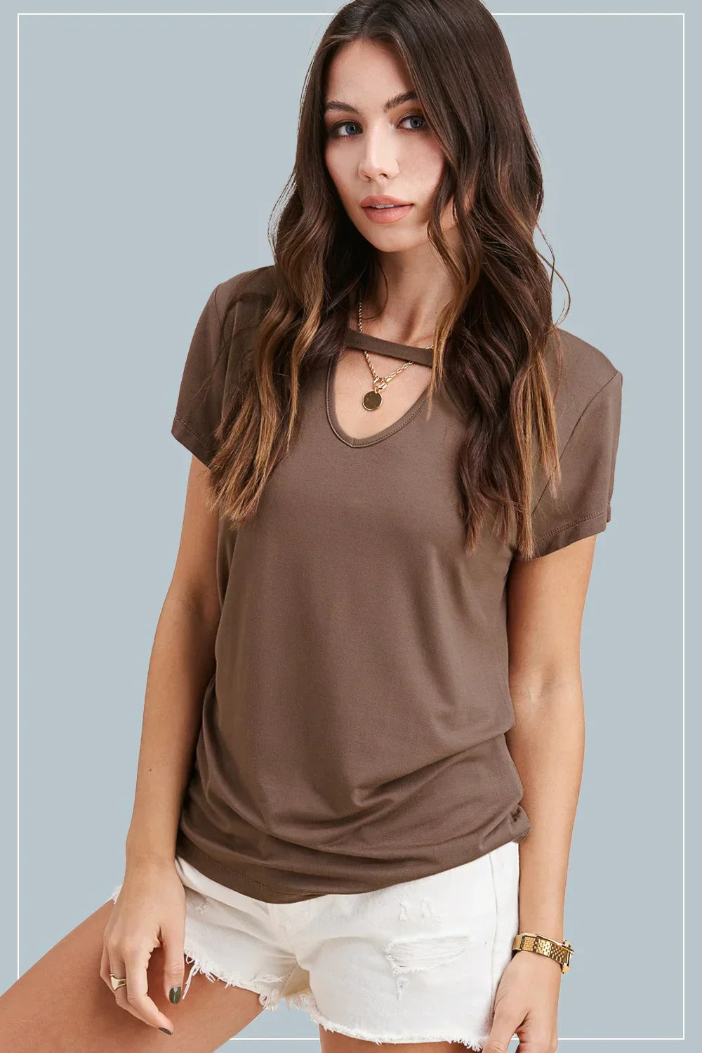 Coastal Short Sleeve Top