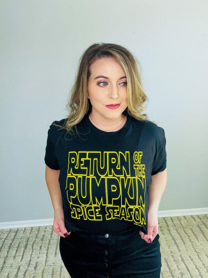 Return of Pumpkin Spice Tee (S-3XL) - Brynn & Rae Boutique